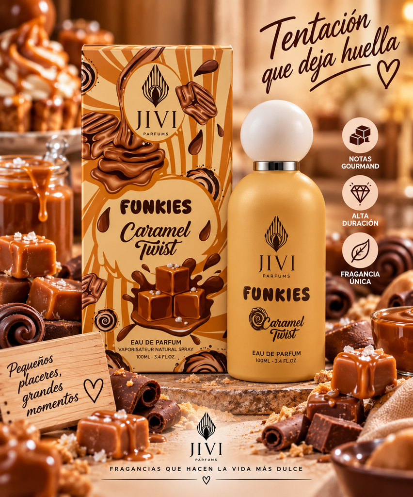FUNKIES CARAMEL TWIST