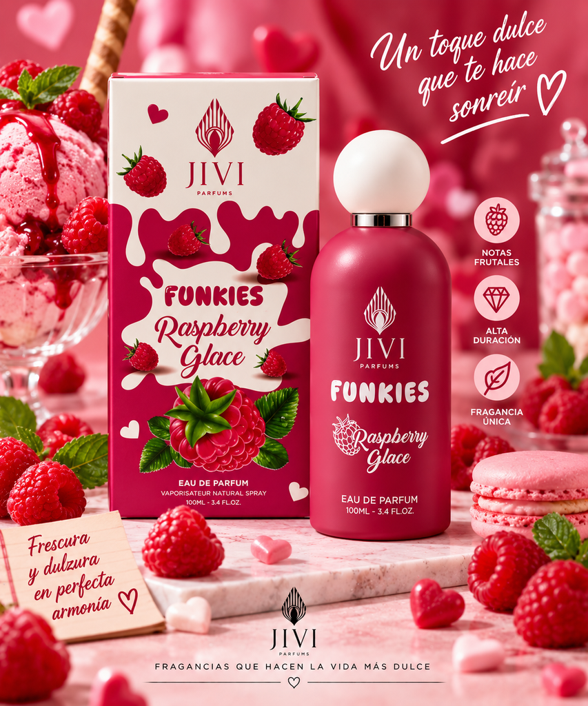 FUNKIES RASPBERRY GLACE