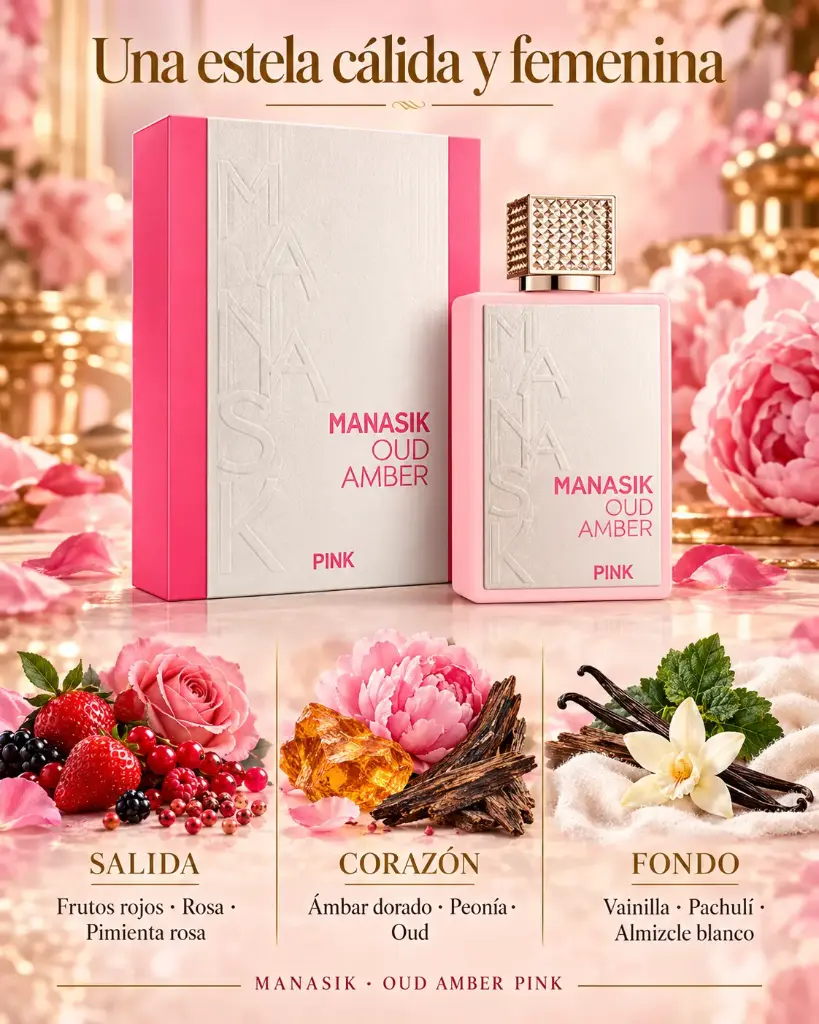 MANASIK OUD AMBER PINK 100ML