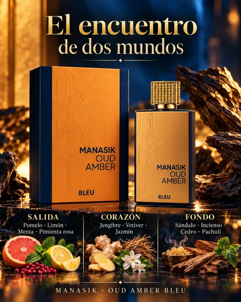 MANASIK OUD AMBER BLEU 100ML UNISEX