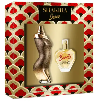 ESTUCHE SHAKIRA DANCE MIDNIGHT  EDT 80ML+ 30 ML. 