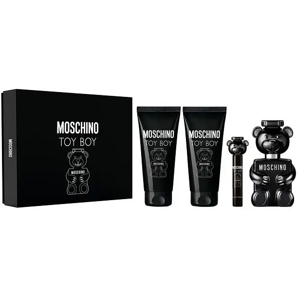 MOSCHINO ESTUCHE TOY BOY EDP 100 ML. + 10 ML. + A/S + GEL