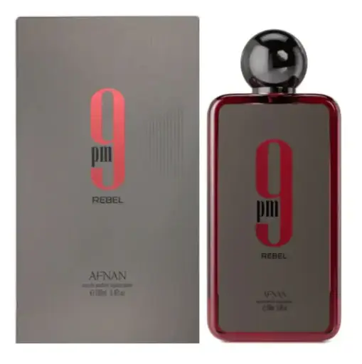 AFNAN 9 PM REBEL EDP 100 ML.